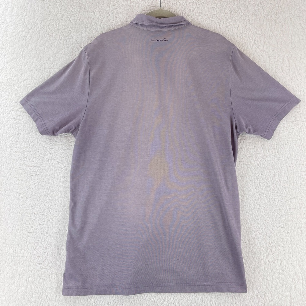 Travis Mathew Performance Golf Polo Shirt Men Size XL Purple Short Sleeve Casual - Picture 12 of 16